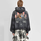 Amiri vintage tiger varsity hoodie Thickening