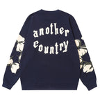 Denim Tears Kapok Pattern Printed Sweatshirts
