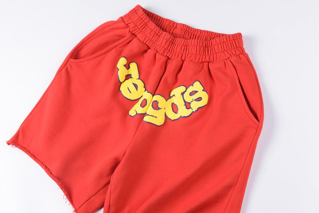 Sp5der OG Logo Sweatshort Red