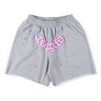Sp5der OG Web Logo Sweat Short Heather