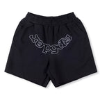 Sp5der OG Logo Sweat Shorts Black