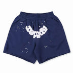 Sp5der OG Web Logo Sweat Short Navy