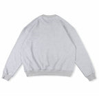 Sp5der Varsity Web Crewneck Heather Sweatshirt Grey