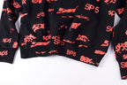 SP5DER graphic-print "Black" Hoodie
