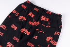 SP5DER graphic-print "Black" Track Pants