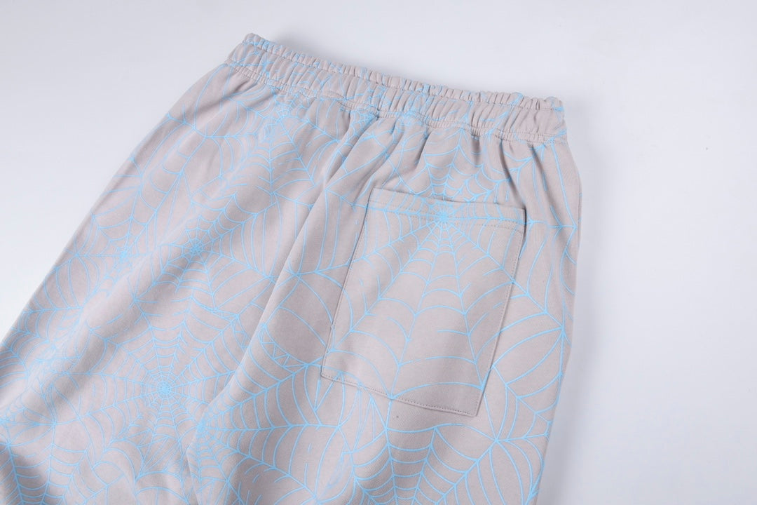 Sp5der AOP Web Sweatpants 'Heather Grey'