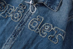 Sp5der 555555 demin jean jacket