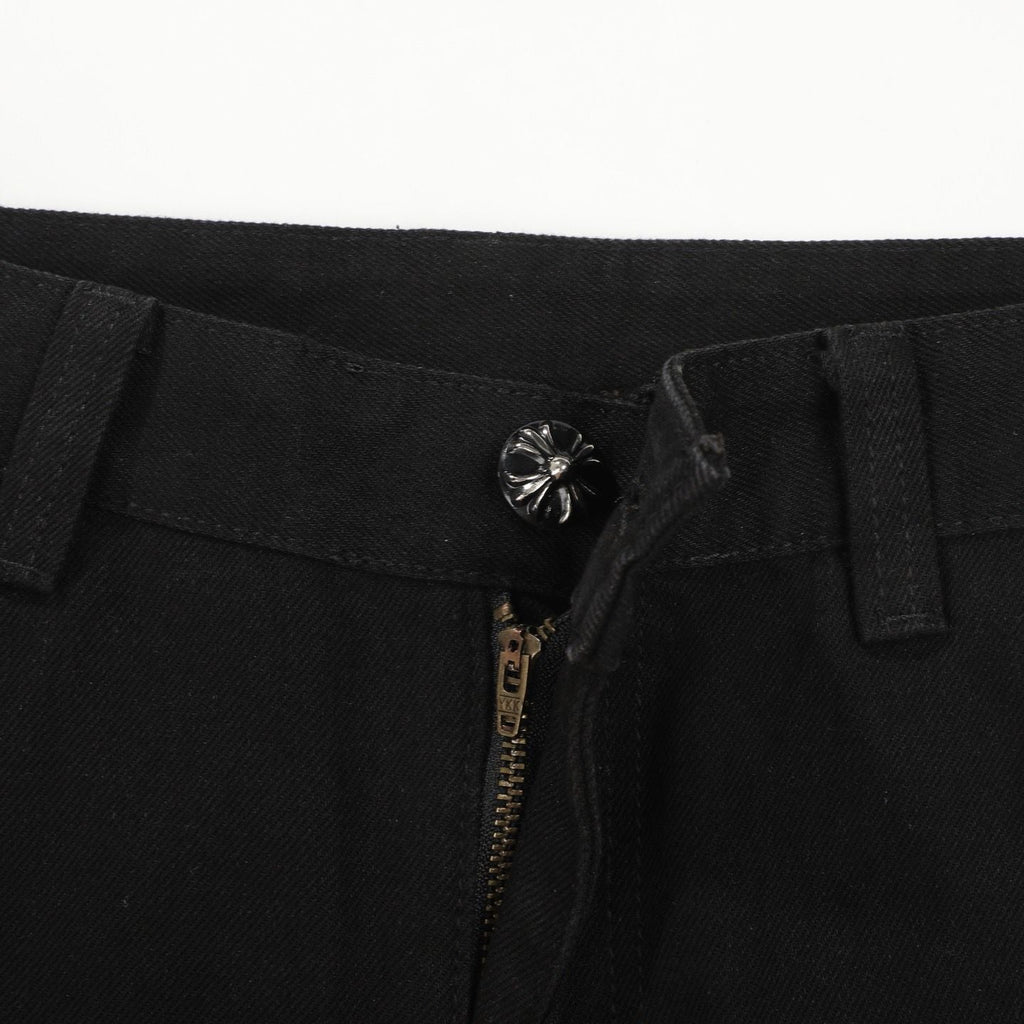 Chrome Hearts American street art cross with straight shaft Pants W10