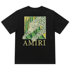Amiri Men's Black Leopard T-shirt