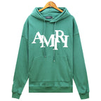 AMlRl logo-applique cotton Hoodies