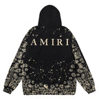 AMIRl Bandana BleachAll Over Hoodie