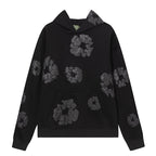 Denim Tears The Black Cotton Wreath Hoodie