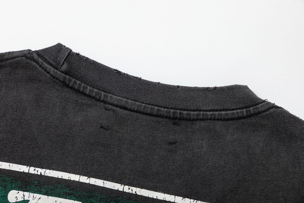 AMIRI Lounge Crystal Embellished Cotton Graphic T-Shirt