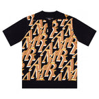 AMIRI Repeat intarsia-knit polo shirt