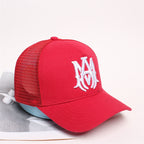 AMIRI Logo Baseball Caps Red