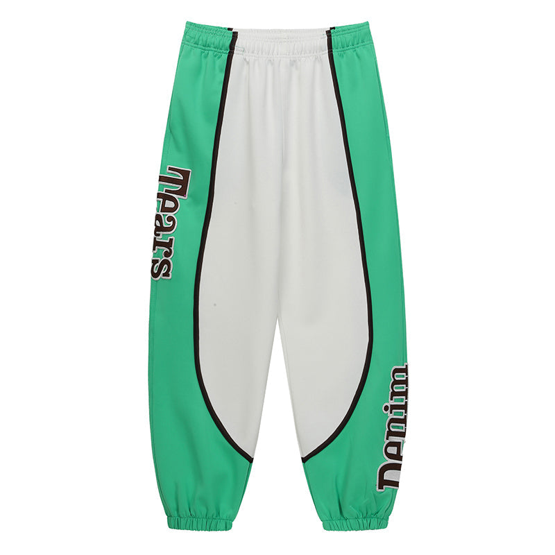 Denim Tears Green White Track Pants