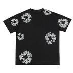 Denim Tears Crystal Patch Cotton logo Design T-Shirts