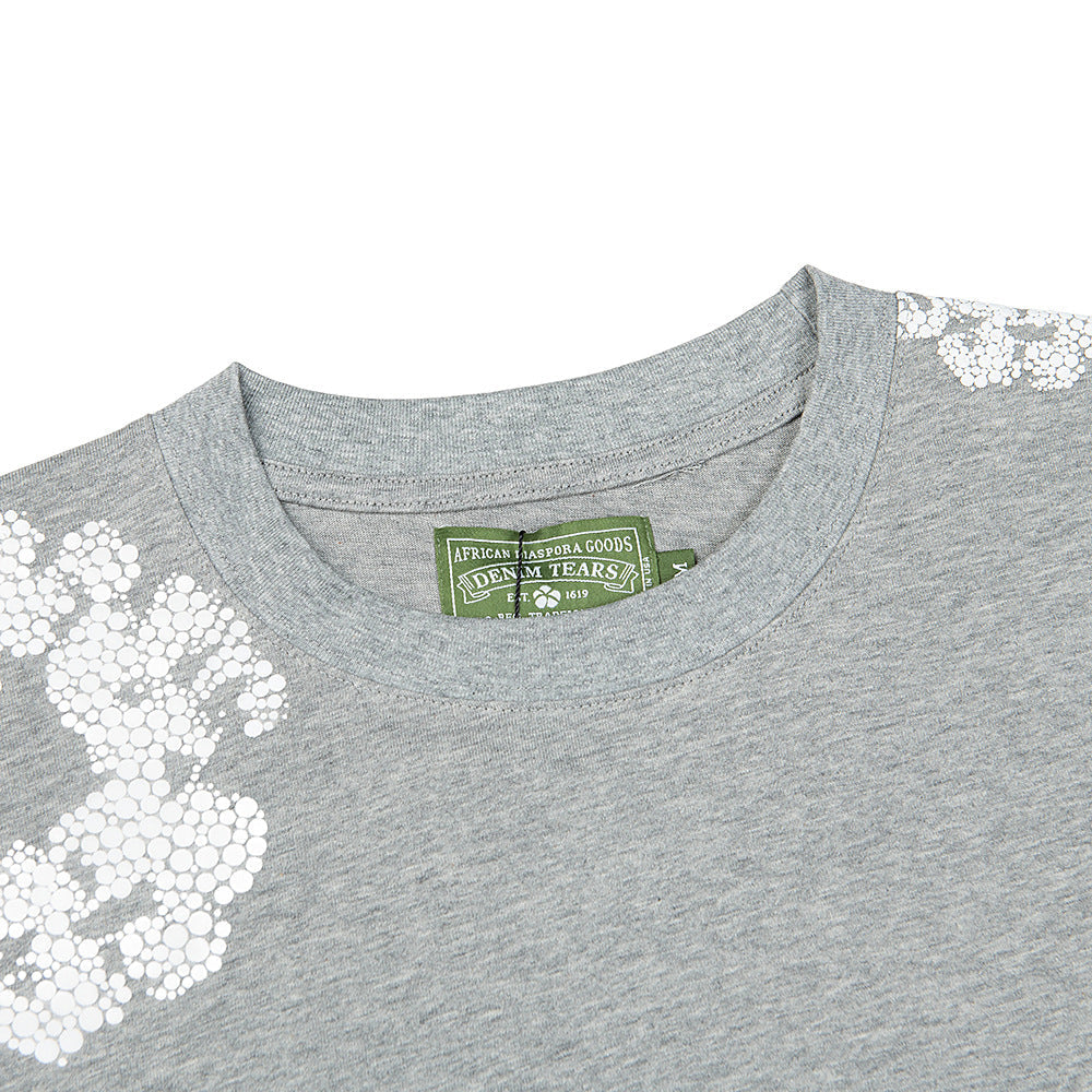 Denim Tears Crystal Patch Cotton logo Design T-Shirts