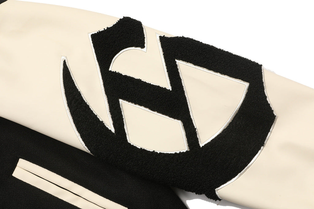 Godspeed Mens F.T.D Wool Varsity Jacket Black/blue