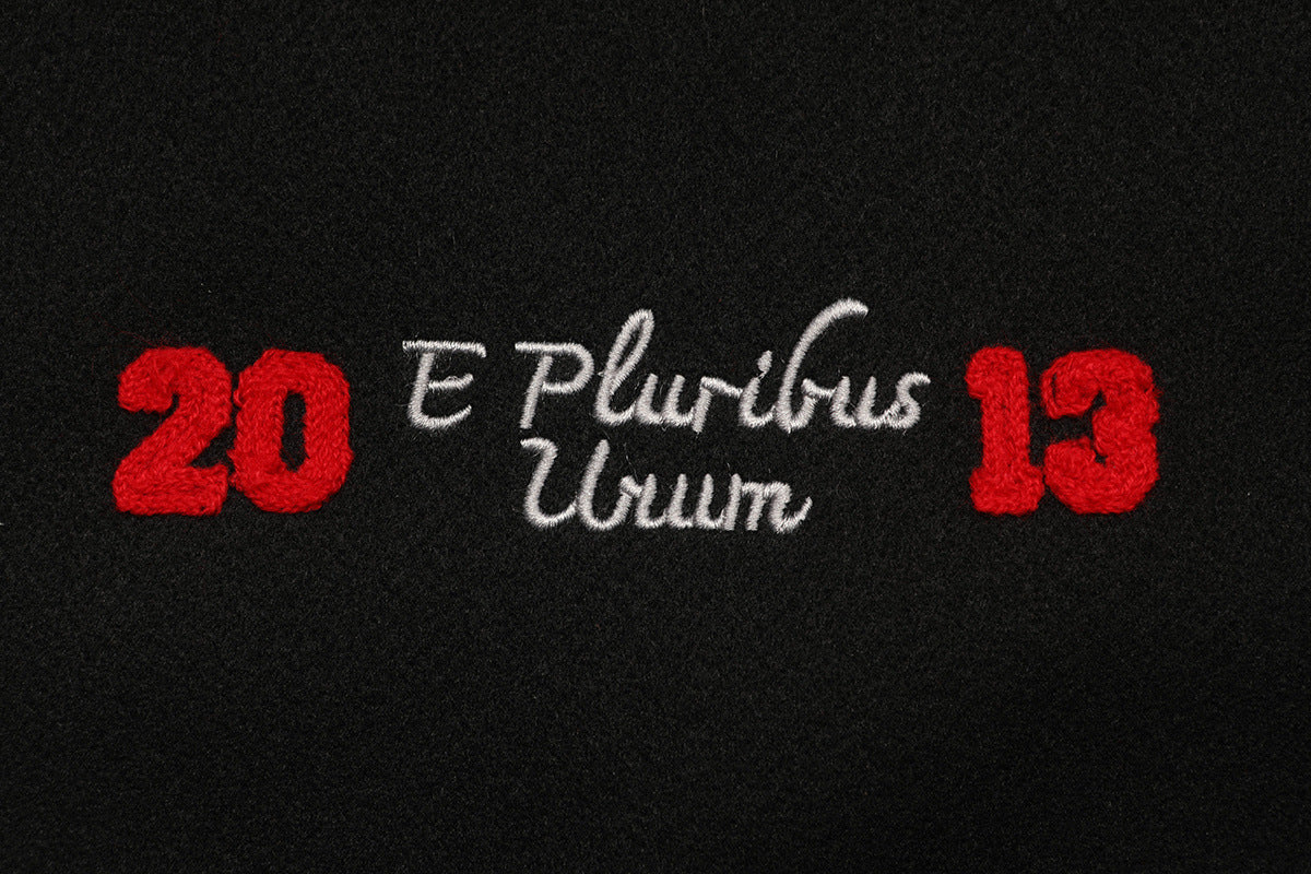 Godspeed Mankind Vs Ai Varsity Jacket Black/red