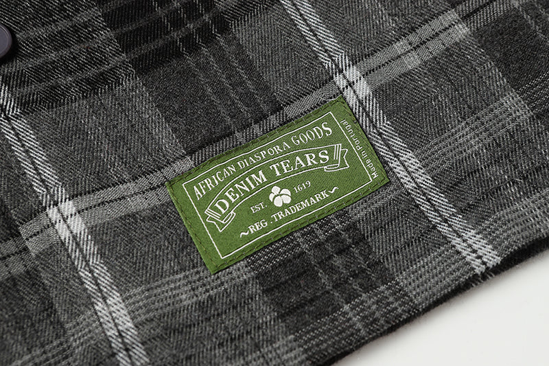 Denim Tears kapok Flower Pattern Long Sleeved Shirt