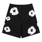 Denim Tears The Cotton Wreath Shorts Black
