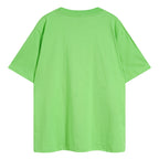 Sp5der Green Foam Printing High Weight T-Shirt Green