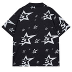 Sp5der Star Pattern Short-sleeved Shirt