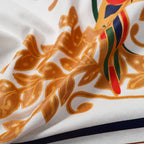 RHUDE Summer Macaw Flower Slogan Short Sleeve T-Shirt