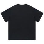 Sp5der Spider Web Print Gothic Punk T-Shirt Black