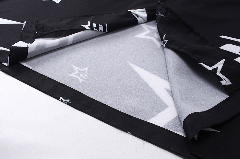 Sp5der Star Pattern Short-sleeved Shirt