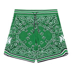 AMIRI Bandana Print B-Ball Drawstring Shorts