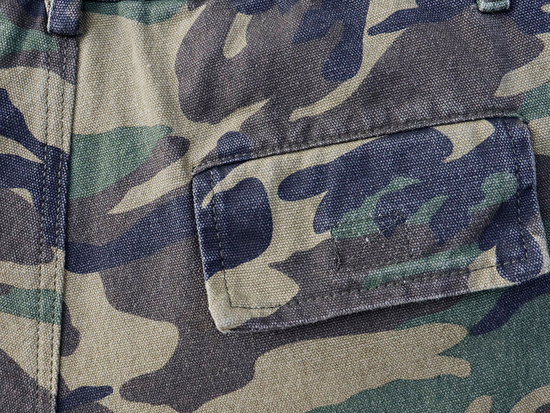 Godspeed Camouflage Denim Shorts #8667