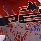 Sp5der Spider Web Hoodie-Red #5505